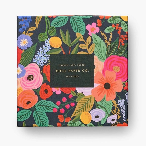 Rifle Paper Co. Jigsaw Puzzle 500 Piece - Garden Party - Picture 1 of 8